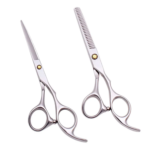 Professional Salon Hair Cutting Thinning Scissors <b>Set</b> Top Selling Beauty <b>Barber</b> Steel and Stainless Handle Sharp Blade Tip - Product Image 5