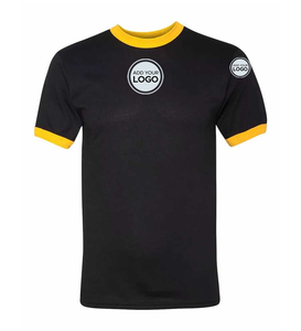 Camiseta Ringer para Hombre, Manga Corta y Larga - Camiseta Casual con Cuello Redondo y Mangas Cortas - Product Image 5