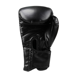 Guantes de Boxeo de Cuero Negro Modelo 2026, Cierre de Cordones, Dedos Completos, para Adultos, Unisex, Equipo de Entrenamiento - Product Image 2