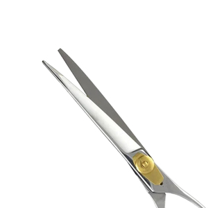 Ciseaux professionnels pour coiffure et toilettage d'animaux en acier inoxydable, ciseaux de barbier pour salon, couleur personnalisée, faible MOQ, fabricant OEM - Product Image 3