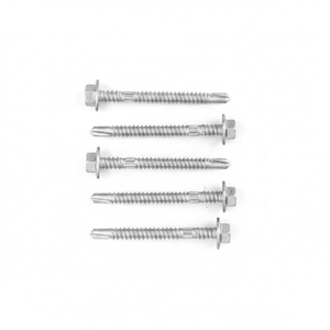 Self-Drilling Screws Washer Head Zinc/Hot-Dip Galvanized Carbon Steel Metric/Inch Standard Thread - Product Image 1