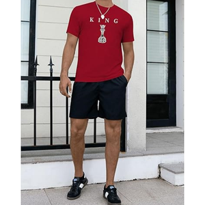 Camisetas Gráficas para Hombre, Cuello Redondo, Manga Corta, Estilo Casual, Ropa Urbana de Verano - Product Image 5