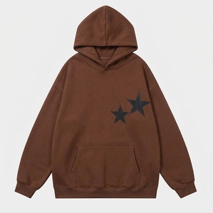 Sweat à capuche noir surdimensionné pour homme avec imprimé cœur, polyester/coton, imperméable, unisexe, manches régulières, design décontracté avec poche, vêtement d'hiver - Product Image 3