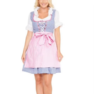 Robe traditionnelle bavaroise Dirndl, tenue allemande Trachten pour l'Oktoberfest, costume folklorique alpin pour femmes - Product Image 1