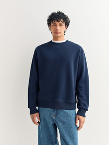 <b>Men</b> Custom Crewneck Pullover <b>Sweatshirts</b> Cotton Digital Printing Regular Sleeve Autumn Knitted Loose Fit - Product Image 2