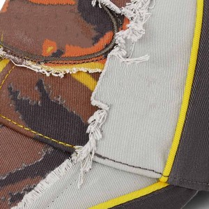 Unisex Baseball Cap 6-Panel Distressed Ripped Design Street Style Casual <b>Hat</b> Spring <b>Summer</b> Fitted Fit - Product Image 3