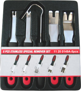 ชุดอุปกรณ์ถอดคลิปสแตนเลส 5 ชิ้น (ชุดถอดและตัดคลิป, 5 ชิ้น) - Product Image 5