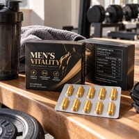 Capsules de vitalité pour hommes, emballage en blister, complément alimentaire à base de plantes, fabrication OEM, ODM, marque privée, sur mesure