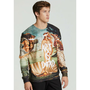 Nouveautés - Vêtements de sport d'hiver pour hommes - Sweat-shirt à col rond à manches longues - Impression personnalisée du logo - Polaire 100% polyester - Product Image 3