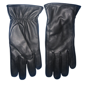 Gants d'hiver en cuir pour hommes de qualité supérieure avec logo personnalisé, compatibles avec les écrans tactiles, doublure en polaire douce, gants de conduite pour l'extérieur - Product Image 4