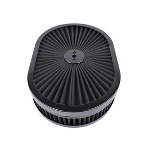 Filtro Aria Super Flow 12FT con Elemento in Alluminio Nero Lavabile, Collo da 5 1/8, per Carburatore Singolo a 4 Corpi, Compatibile OE - Product Image 3