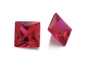 Cristal de verre rouge rubis cultivé en laboratoire, imitation synthétique nano, en vrac, en promotion - Product Image 2