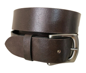 Genuine Cowhide Leather <b>Belt</b> Solid Black Pin Buckle Formal Style Durable Men's Business <b>Belt</b> Silver Rectangular Buckle - Product Image 5