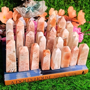 Tour en cristal d'obélisque de scolecite de pêche naturelle, pierre de guérison polie, Reiki, méditation, énergie, décoration Feng Shui, Chakralume - Product Image 4