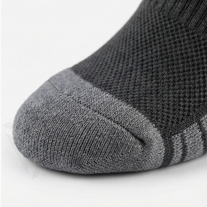 Black Crew <b>Socks</b> Breathable Polyester Spandex Running Athletic Sport <b>Socks</b> for Adults Summer Use - Product Image 6