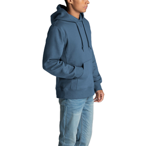 Sweat à capuche streetwear personnalisé avec impression, épaules tombantes, doublure hiver, 100 % coton épais de luxe pour homme - Product Image 4