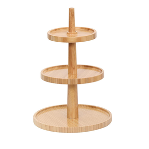 Support à gâteau en bois de manguier naturel personnalisé pour restaurant à prix avantageux, support à cupcakes 100% bois pour la pâtisserie - Product Image 3