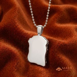 Iced Jesus Head Moissanite Pendant Charm Hip Hop Gold Plated <b>Necklace</b> Silver Religious Bling Jewelry Micro Insert Men Women - Product Image 5