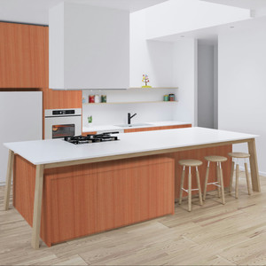 Gabinetes de Cocina MDF Personalizados JY Project, los Más Vendidos, Gabinetes de Cocina RTA al por Mayor, Envío Inmediato desde Fábrica en Vietnam - Product Image 3