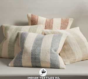 Wholesale Latest Boho Decorative <b>Throw</b> Handwoven Solid Cotton Boho Cushions Cushion Covers Custom Bohemian By ITHL - Product Image 2