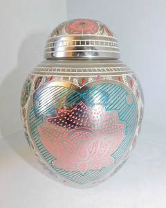 Urna Funeraria de Latón Estilo Americano para Cenizas Humanas, Grabado Personalizado, Urna Grande de Metal para Adultos - Product Image 2