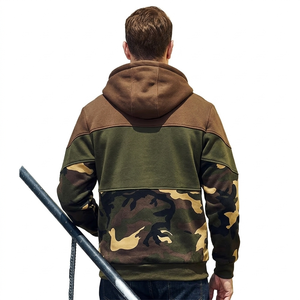 Sudadera con Capucha de Camuflaje con Contraste, Corte y Confección, de Algodón Grueso de 380GSM, para Uso Táctico y al Aire Libre - Fabricante: Micah Corporation - Product Image 3