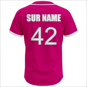 เสื้อเบสบอลพิมพ์ลายตามสั่งแบบเต็มตัว ชุดทีม ฤดูร้อน ฤดูใบไม้ร่วง ผ้าแห้งเร็ว ระบายอากาศดี ขายส่งจำนวนมาก - Product Image 3