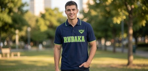 Camiseta Polo Negra y Verde Personalizada, Uniforme de Golf de Alto Rendimiento que Absorbe la Humedad, Ropa Deportiva de Manga Corta, Fabricación OEM/ODM, Venta al Por Mayor - Product Image 2
