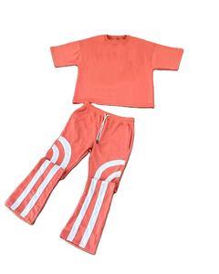 Camisetas de gran tamaño Camiseta y pantalones de chándal Conjunto de pantalones de chándal con estampado de calavera personalizado Conjunto de camiseta para hombres - Product Image 3