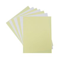 Papier pour imprimantes matricielles sans carbone à alimentation continue, format 9-1/2''x11'', 2 feuillets, pliage en éventail, marge gauche/droite perforée
