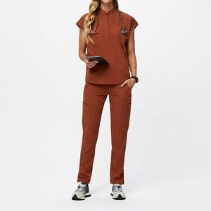 Nurse <b>Scrubs</b> <b>Set</b> Custom Logo Breathable Medical Uniform Comfortable Hospital Workwear OEM Workwear Supplier <b>scrub</b> <b>set</b> - Product Image 4
