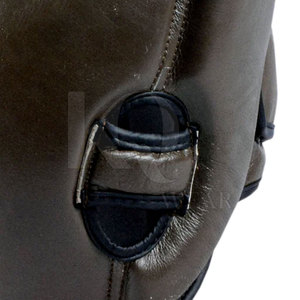 Leather Boxing <b>Head</b> Guard Lightweight Protective Design with Adjustable Strap for <b>Training</b> Sparring and Gym Sessions - Product Image 5