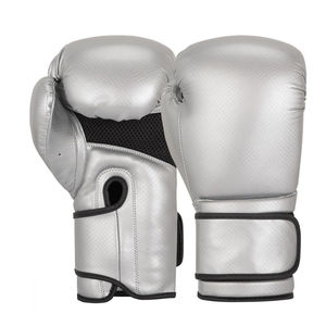 Guantes de Boxeo Profesionales Negros de Alta Calidad al por Mayor, 12oz, para Adultos, Impermeables, Ligeros, de Cuero, Dedos Completos, Personalizables - Product Image 1