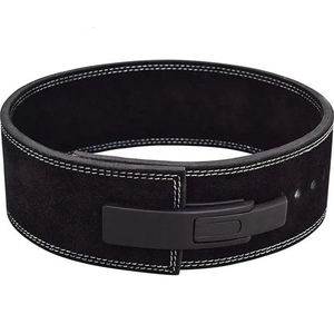 Ceinture de musculation unisexe en cuir de vachette, réglable, avec logo personnalisé, en tissu doux de haute qualité, pour entraînement de force et de musculation. - Product Image 4