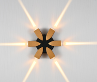 Lampe murale extérieure créative de haute qualité IP65, 2W 3W 4W 5W 6W 8W, éclairage mural LED pour la maison