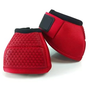High Quality Genuine Leather PU Bell <b>Boots</b> for Equestrian Use-Breathable Protection Customizable Color/Logo/Size & Custom Brand - Product Image 4