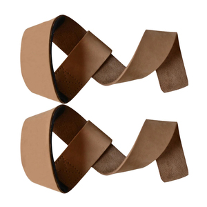 Correas de Cuero para Muñeca con Diseño de Figura Deportiva, para Levantamiento de Pesas, Gimnasio, Entrenamiento de Fuerza, Transpirables, Ecológicas y Ligeras - Product Image 3