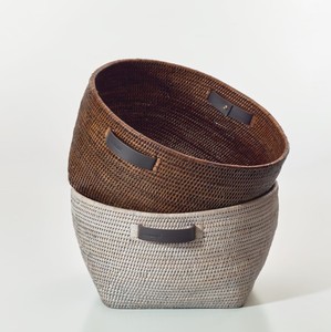 Panier de rangement pour linge en rotin multifonctionnel écologique de haute qualité, panier à linge en osier naturel, organisation des vêtements, fait main au Vietnam - Product Image 4