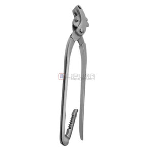 Émasculateur Bertschy 37 cm pour bovins, instrument vétérinaire de castration avec cliquet en acier inoxydable - Product Image 1