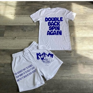 Mens Breathable <b>Track</b> <b>Suit</b> Top With Shorts Lightweight Athletic Gym Running Training Summer Wear - Product Image 6