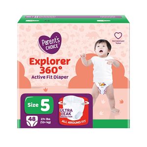 Pannolini Mutandina Explorer 360 Active Fit Usa e Getta Taglia 5 Confezione da 48 - Product Image 1