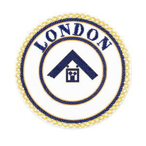 Parches y distintivos bordados personalizados con hilo de oro, distintivos de hilo de oro OEM, distintivos de hilo de oro para delantales de uniforme provincial - Product Image 1