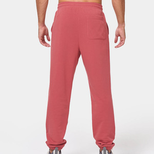 Vente en gros de pantalons de jogging pour hommes en toile légère, de haute qualité, avec logo personnalisé, décontractés, surdimensionnés, à séchage rapide, avec ceinture élastique et poches latérales - Product Image 2