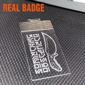 Name Tag Custom Premium <b>Rechargeable</b> <b>LED</b> <b>Light</b> Up Acrylic Name Tag with Logo for Employee Staff Event Conference OEM Factory - Product Image 2