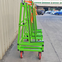 Chariot en verre de support de transport de dalle d'ardoise de verre robuste de longueur de 1600mm conçu par atelier de production