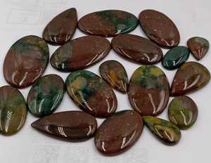 Piedras Preciosas Sueltas de Hematita Natural Marrón, Corte Ovalado, Cabujón Pulido, con Juego de Color, para la Fabricación de Anillos, Colgantes y Joyería - Product Image 3