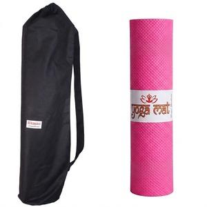 Colchoneta de yoga plegable de EVA con correa de transporte, superficie antideslizante para ejercicios diarios de yoga, pilates, entrenamiento en el gimnasio y viajes. - Product Image 5