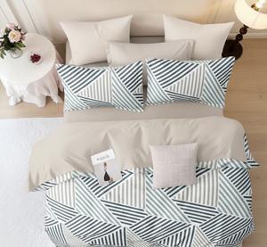 Juego de Sábanas Ajustables Estampadas Premium, Lujo de Hotel, Microfibra Suave de 400 Hilos, Hipoalergénicas, Antiarrugas, Duraderas y Resistentes a la Decoloración - Product Image 2