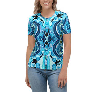 T-shirt femme sublimation, dernier design populaire, prix abordable, doux, nouveau look, fabrication durable. - Product Image 1
