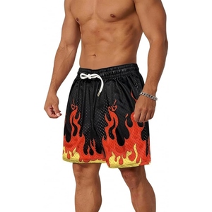 กางเกงขาสั้นกีฬาผู้ชาย ผ้าตาข่าย แห้งเร็ว ระบายอากาศดี เหมาะสำหรับบาสเก็ตบอล ฟิตเนส วิ่ง น้ำหนักเบา คุณภาพพรีเมียมจากสหรัฐอเมริกา - Product Image 3